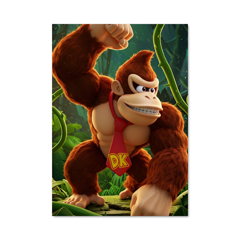 Poster King of the Jungle – affiche Mario